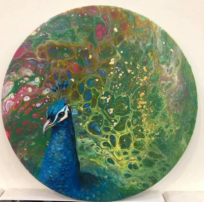 流動畫作品